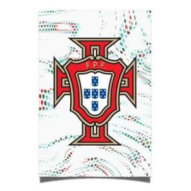 Imagem de Desert Cactus Pôster da Federação Portuguesa de Futebol de Portugal FPF Seleção das Quinas Futebol Futebol 28 x 43 cm Decoração de escritório Decoração Oficial Fan Gear (28 x 43 cm, Versão H)