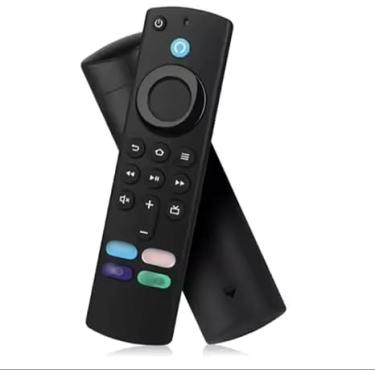 Imagem de Controle Remoto Comando Voz TV Stick 4K Lite Teclas Atalho TV Premium Funções Completas Compatível Todos Modelos..