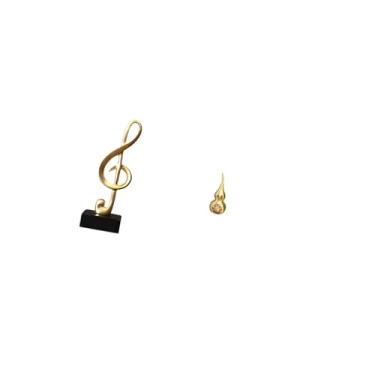 Imagem de Fenteer Centro de Mesa em Resina E Latão com Ressonância Harmônica de Cabaça, Ornamento Musical Feng Shui, Decoração Criativa E Artesanal para Inauguração de