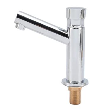 Imagem de YWBL-WH Torneira para Pia de Banheiro, Prensa Angular de Alça única para Ativar o Fluxo de água, Com Aço Inoxidável Resistente, para Casa e Hotel