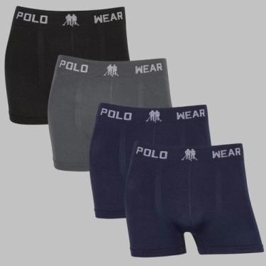 Imagem de Kit 4 Cuecas Boxer Masculina Polo Wear Premium Confortável, Sortido ii