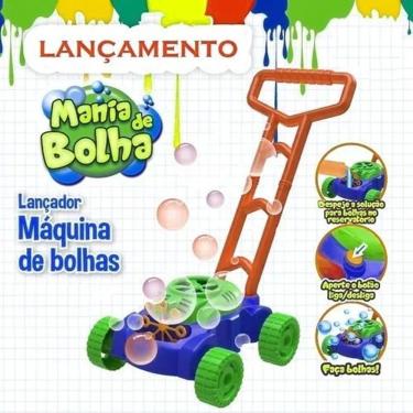 Imagem de Andador Mania De Bolha Sabão Carrinho Maquina De Lançar Brin