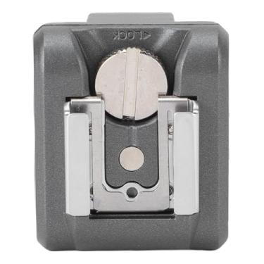 Imagem de banapoy Adaptador de Sapata, Lanternas de Toque único, Toque Circular de Metal para Nex-3 C3 F3 Nex-5 Nex 5n 5r 5c 5t Acessórios de Montagem de Flash de Câmera (Preta)