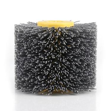 Imagem de Escova de Roda de Desenho de Fio, Roda de Polimento de Polimento, Lixa 120 para Móveis de Piso de Madeira