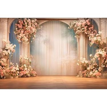 Imagem de FUNDO FOTOGRÁFICO TECIDO SUBLIMADO NOIVADOS CASAMENTOS FLORAL CENARIO (3,00m (L) X 2,00m (A),1)