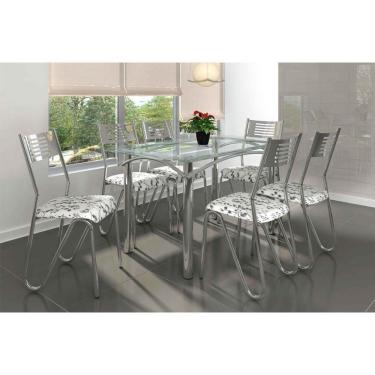 Imagem de Base Mesa De Jantar Elba M004 S/ Tampo Cromado - Kappesberg