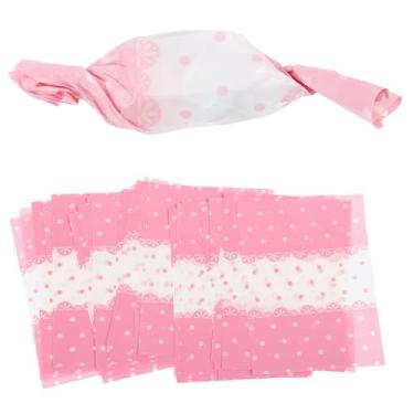 Imagem de 500 peças de papel de embalagem de açúcar de renda Nougat Candy Baking Celofane DIY feito à mão