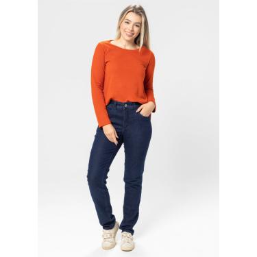 Imagem de Calça Jeans Pau a Pique Básica Azul Escuro