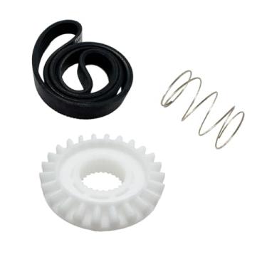 Imagem de MynixPart Embreagem de máquina de lavar WH05X24185 atualizada + WH01X24434 Mola de arruela + WH01X27538 Correia de acionamento da arruela compatível com GE Hotpoint Lavadora de roupas substitui