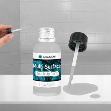Imagem de Jungarian Tinta de retoque branca, caneta de tinta de retoque multisuperfície para gabinete, móveis, parede, porcelana, capa de pintura de eletrodomésticos semi brilhante, tinta interna e externa, 30