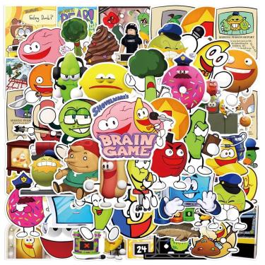 Imagem de Adesivos Shovelwares Brains Games Robloxs Waterproof 50 unidades