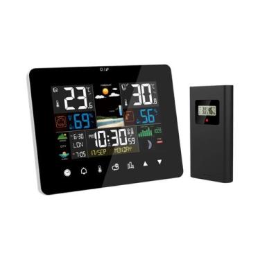 Imagem de Estação Meteorológica Com Tela Sensível Ao Toque, Despertador, Termôme