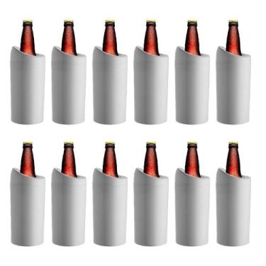 Imagem de Porta Garrafa Térmico Camisinha Para Cerveja 600ml kit 12pçs - NEOPLAS