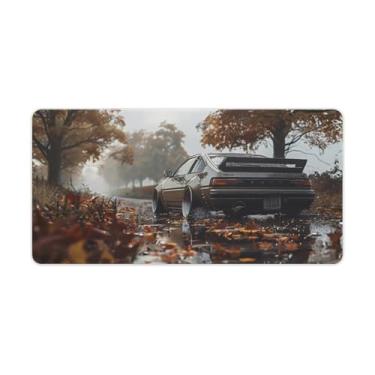 Imagem de HouLaiZhe Speed ​​ae86 JDM Tapete de mouse para jogos grande base de borracha antiderrapante acessórios de computador laptop suprimentos bloco de escrita para escritório casa 30 x 60 cm