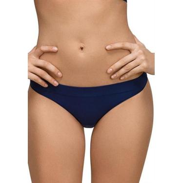 Imagem de Calcinha Biquíni Ultralev DeMillus 53306, Marinho, Único