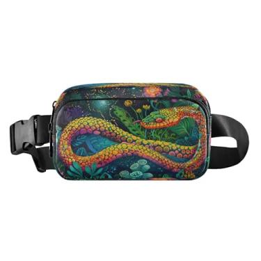 Imagem de CEBUGI Mini pochetes de caminhada para homens e mulheres, pochete moderna resistente à água com cinto ajustável para treino, viagem, corrida