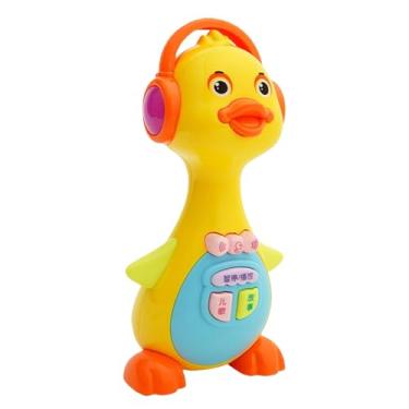 Imagem de Pato Dançante Para Bebés E Crianças,Treino Para Sentar Com Luz,Animal Cantor a Andar Brinquedo Elétrico - para Meninos Crianças em Idade Pré-Escolar Sala Quarto Jardim Sala de Aula