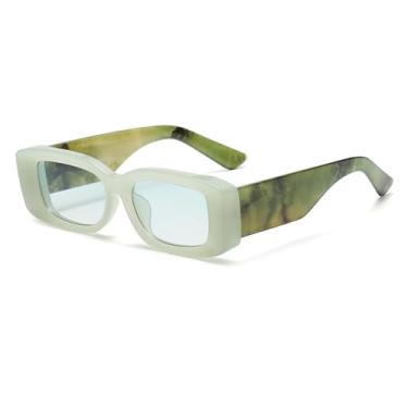 Imagem de Óculos de Sol UV400 - Cores Vibrantes, Hastes Largas, para Homens e Mulheres, Esportes ao Ar Livre, Corrida, Ciclismo, Verde