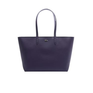 Imagem de Lacoste Bolsa feminina Anna com zíper, Vert Fonce/azul marinho, tamanho único