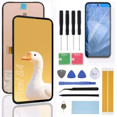 Imagem de Substituição de tela LCD para Google Pixel 8A GKV4X G6GPR G8HHN G576D 6,1'' Montagem LCD Display Touch Screen Digitalizador com ferramentas de reparo