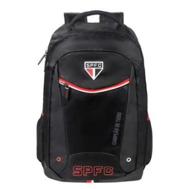 Imagem de Mochila De Costas escolar esporte São Paulo Tricolor 16603 Oficial-Unissex