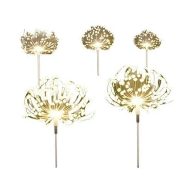 Imagem de Luzes LED Solares À Prova d'Água Em Forma De Fogos De Artifício Para D