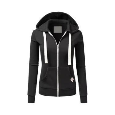 Imagem de Moletom Feminino Personalizado De Moda Para Outono Inverno Com Capuz, 