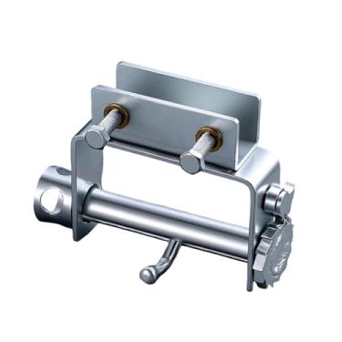 Imagem de JicSuXi Guincho para reboque de caminhão plataforma, guincho profissional, conveniente e fácil de usar para amarração de carga em caminhões plataforma, No Welding L