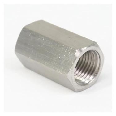Imagem de SAYOBO 1/10.2 cm NPT Fêmea Coulping 304 Aço Inoxidável Hex Rod Acoplador Conector Encaixe de Tubulação Água Gás Óleo 600 Bar