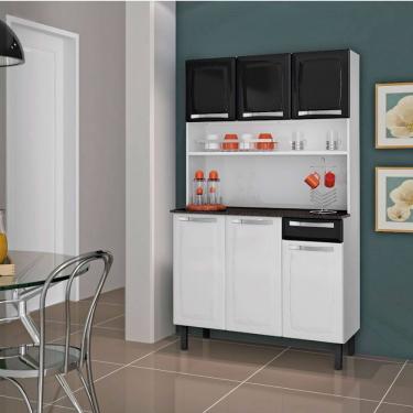 Imagem de Armario de Cozinha Rose 6 Portas 1 Gaveta I3G1-105 Itatiaia