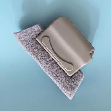 Imagem de Escova de limpeza para janela – pacote único, ferramenta de limpeza de lacunas para espaços estreitos (cinza)