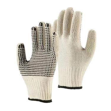 Imagem de Par de Luva de Proteção Tricotada em Algodão Pigmentada Tamanho Único 