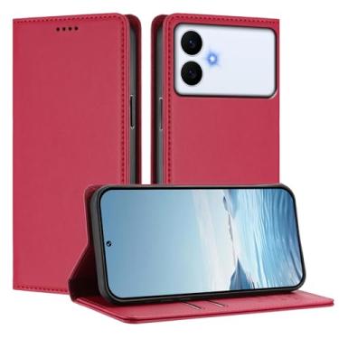 Imagem de Capa carteira fina para Samsung Galaxy S26 Edge com capa flip magnética, compartimentos para cartões e suporte, bloqueio RFID, compatível com carregamento sem fio, capa protetora à prova de choque