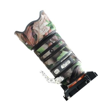 Imagem de OLEKURT Lens Cover for Sony FE 70-200mm F/4 G OSS II camouflage Camera Lens Protection Sleeve (Color #Green leaf camouflage - Waterproof) Rain Cover