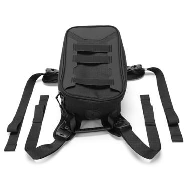 Imagem de Mingzhe Bolsa para Tanque de Motocicleta, Alças Ajustáveis ​​à Prova de Chuva, Armazenamento Expansível, Bolsa Viagem para Piloto 5L (31.5 * 17 * 17)