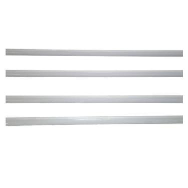 Imagem de Porta Etiqueta Bandeja Gondola Lx 92 Cm Cinza Kit25