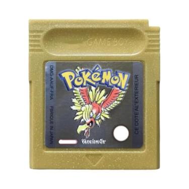 Imagem de Cartucho GBC Da Série Pokémon Vermelho Azul Cristal Dourado Prata Amar
