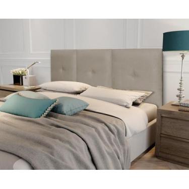 Imagem de Painel Cama Box Queen 1,64 Capricho Plus Cor Bege Comprar - Comprar Mó