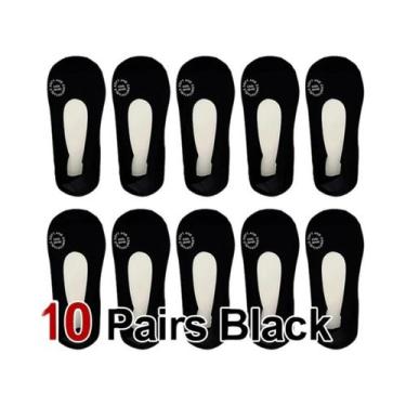 Imagem de Meias Invisíveis De Algodão Respirável Para Mulheres, Ultra-Finas, Ant