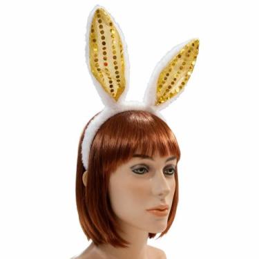 Imagem de Tiara Coelho Pelúcia Paetê - Genérico, Azul