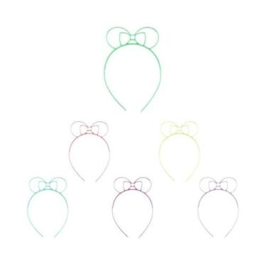 Imagem de Tiara De Orelhas De Gato Luminosa Que Brilha No Escuro, 6 Peças, Faixa