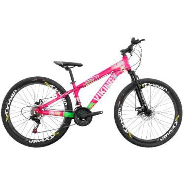 Imagem de Bicicleta Aro 26 Vikingx Tuff x25 Vmaxx 21v Shimano Freios a Disco Com