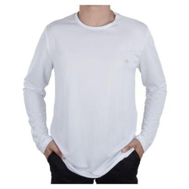Imagem de Camiseta Masculina Ogochi ML Sport Branca 0065-Masculino