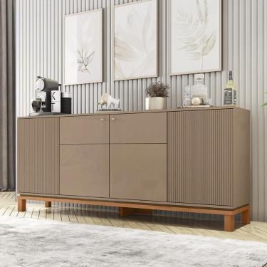 Imagem de Balcão Buffet Sala De Jantar 179cm Lucca Areia/freijó C01 - Mpozenato