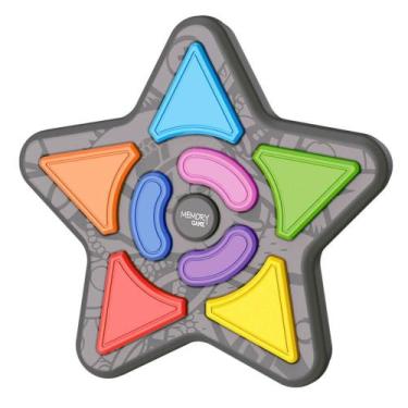 Imagem de Jogo Da Memória 4 Em 1 - Estrela- Dm Toys