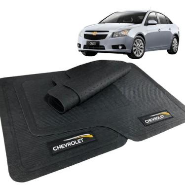 Imagem de Jogo Tapete Cruze 2012 2013 2014 2015 Borracha com Logo - CHEVROLET