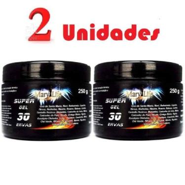 Imagem de Kit 2 Super Gel 30 Ervas 250g Super Potencia Para Conforto - Mary Life