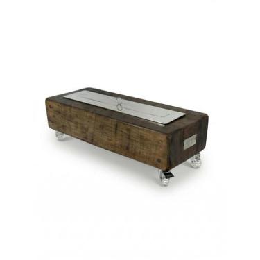 Imagem de Lareira Ecológica Dormente 60cm Queimador Inox 304 - MAGIC FIRE LAREIR