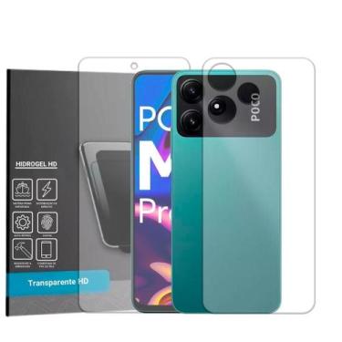 Imagem de Película Hidrogel Frente e Verso HD Para Xiaomi Poco M6 Pro 5G - Globa