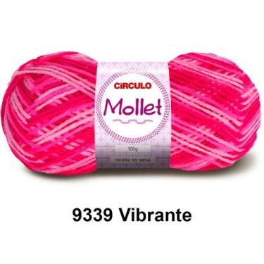 Imagem de Lã Fio Mollet Círculo 100g 200m Novelo Multicolor - Cores, 9339 - Vibr